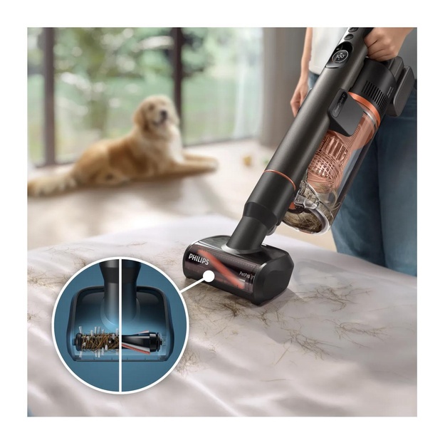 Vacuum Cleaner|PHILIPS|Dry&wet|2-in-1 stick vacuum|Blue|Bagless|Battery| 1.7 kg|XC7163/01