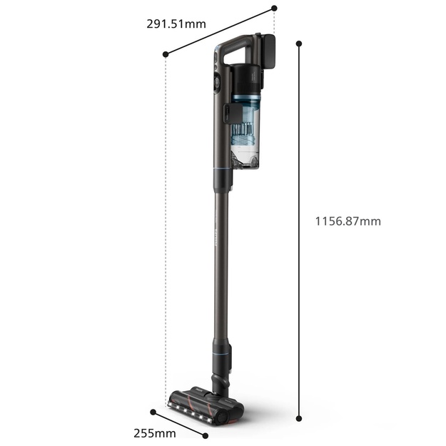 Vacuum Cleaner|PHILIPS|Dry&wet|2-in-1 stick vacuum|Blue|Bagless|Battery| 1.7 kg|XC7163/01