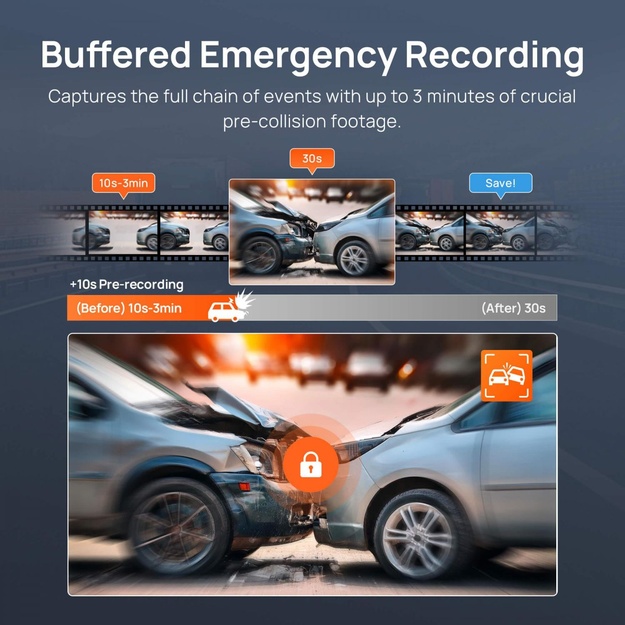DASHCAM 4K SET/A810S-2 70MAI