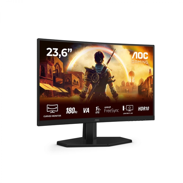 LCD Monitor|AOC|23.6  |1920 x 1080 pixels|Full HD|Native aspect ratio 16:9|LED|Curved|C24G42E