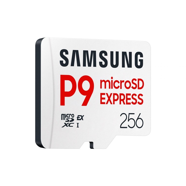 SAMSUNG P9 Express microSD Express Card 256GB 4K UHD NVMe 1.3 800 MB/s Read 200 MB/s Write Memory card for Nintendo Switch 2