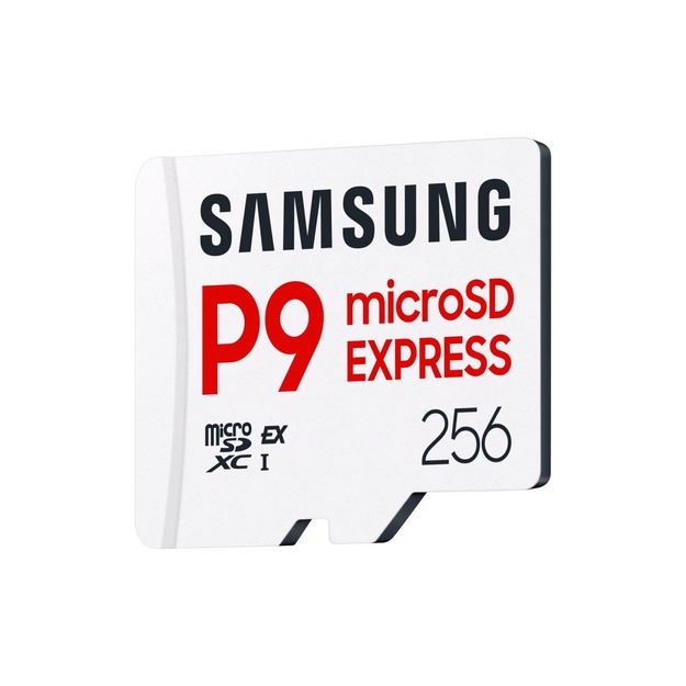 SAMSUNG P9 Express microSD Express Card 256GB 4K UHD NVMe 1.3 800 MB/s Read 200 MB/s Write Memory card for Nintendo Switch 2
