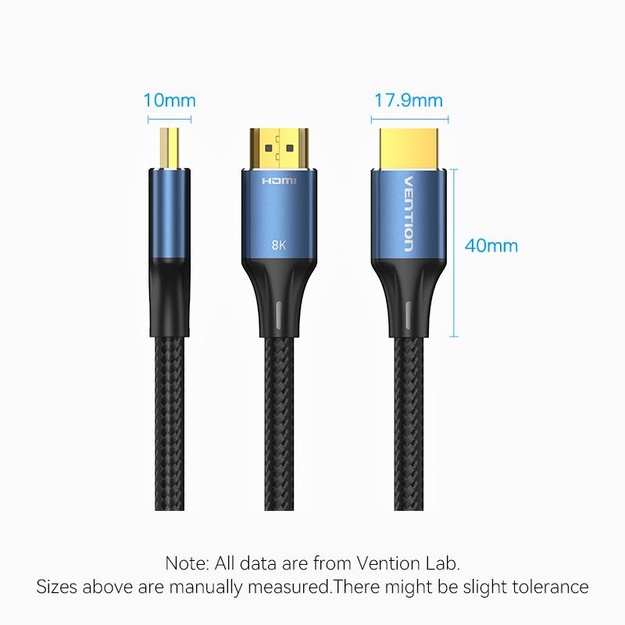 CABLE HDMI MALE TO MALE 3M/ALGLI VENTION
