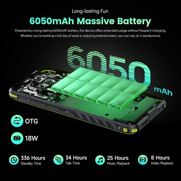 MOBILE PHONE ARMOR X31/6/128GB GREEN ULEFONE
