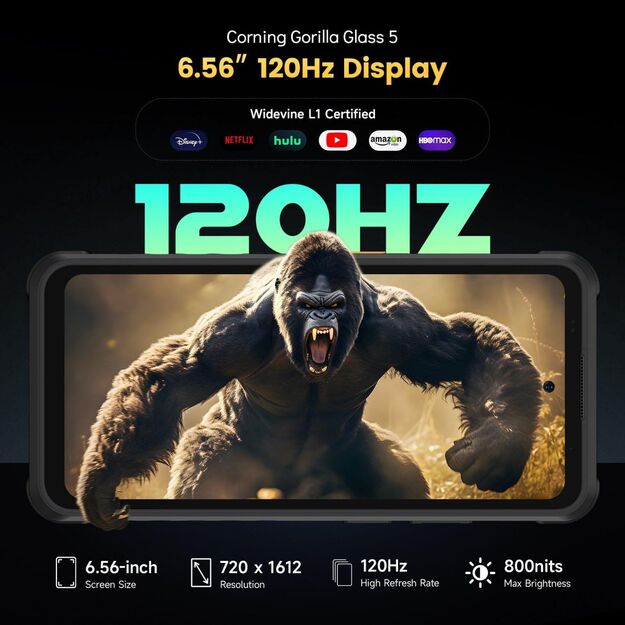 MOBILE PHONE ARMOR X31 PRO/8/256GB BLACK ULEFONE