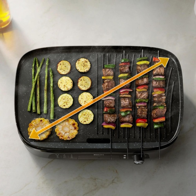 GRILL ELECTRIC/HD6210/90 PHILIPS