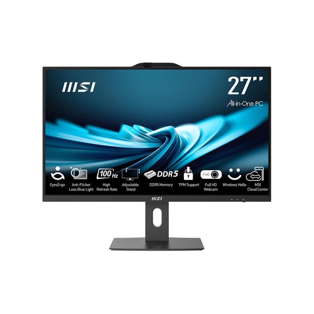 MSI PRO AP272P 14M-867XEU Intel Core i5-14400 27inch 16GB 512GB SSD WiFi + BT NOOS Black