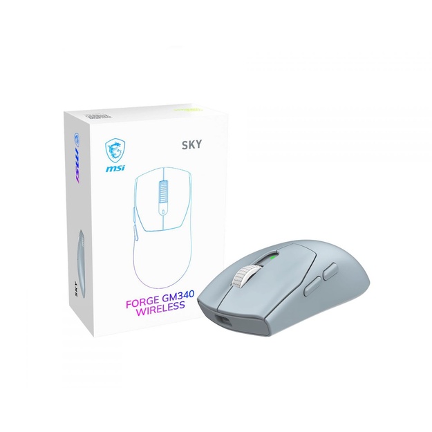 MOUSE USB OPTICAL WRL GAMING/FORGE GM340 WRL SKY MSI