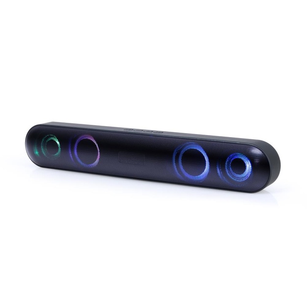 GEMBIRD BT soundbar with LED light effect black