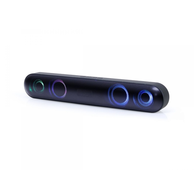 GEMBIRD BT soundbar with LED light effect black