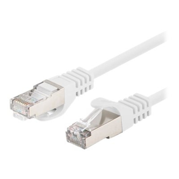 LANBERG Patchcord Cat.6 FTP 1.5m white 10-pack