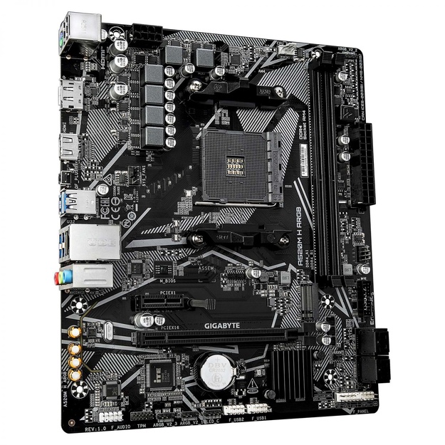 Mainboard|GIGABYTE|AMD A520|Socket AM4|micro ATX|RAM DDR4-SDRAM|2xSlots|1xNumber of M.2 (M) slots|A520MHARGB