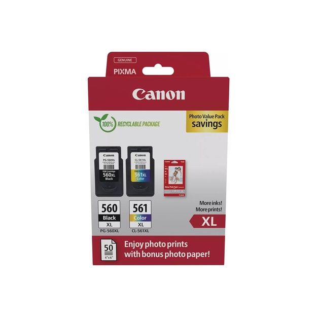 CANON CRG PG-560XL/CL-561XL Ink Cartridge PHOTO VALUE