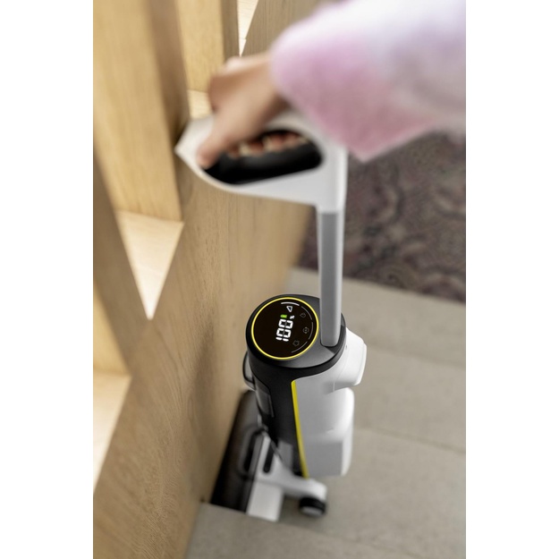 Vacuum Cleaner|KARCHER|FCV 4|Dry&wet|3-in-1 stick vacuum|White/Black|Bagless|Battery|1.056-131.0