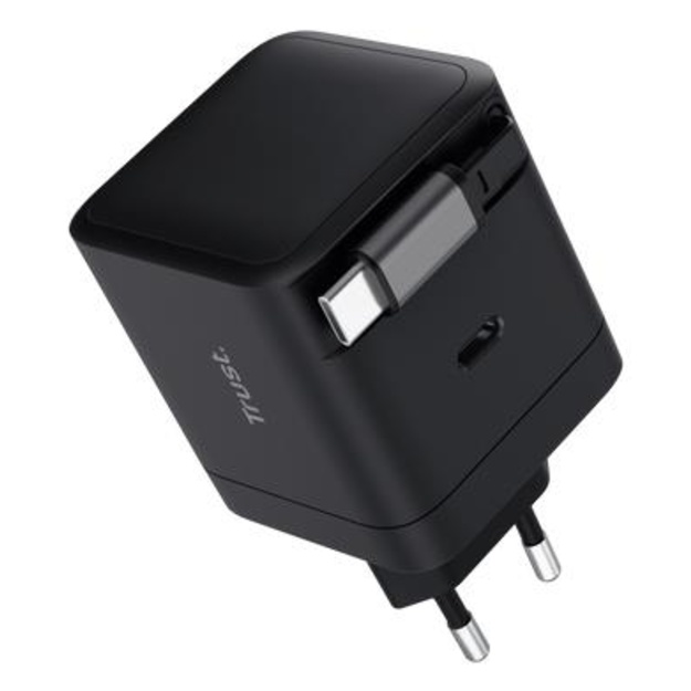 MOBILE CHARGER WALL MAXO 65W/RTRCT USB-C PD 25805 TRUST
