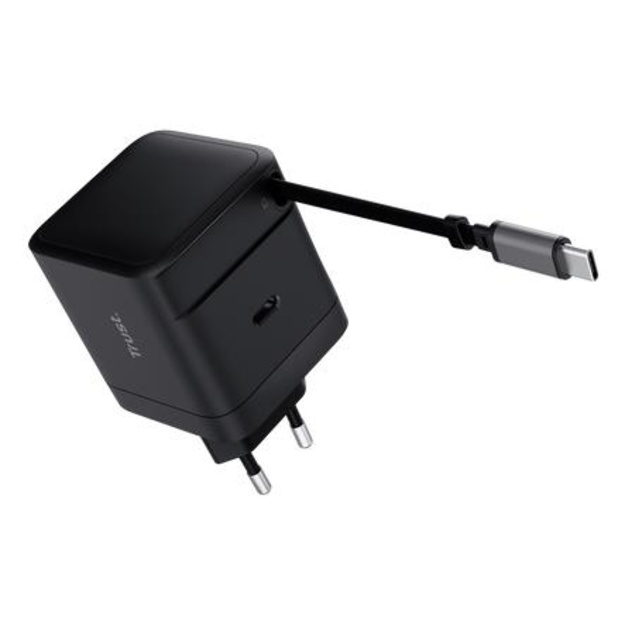 MOBILE CHARGER WALL MAXO 65W/RTRCT USB-C PD 25805 TRUST