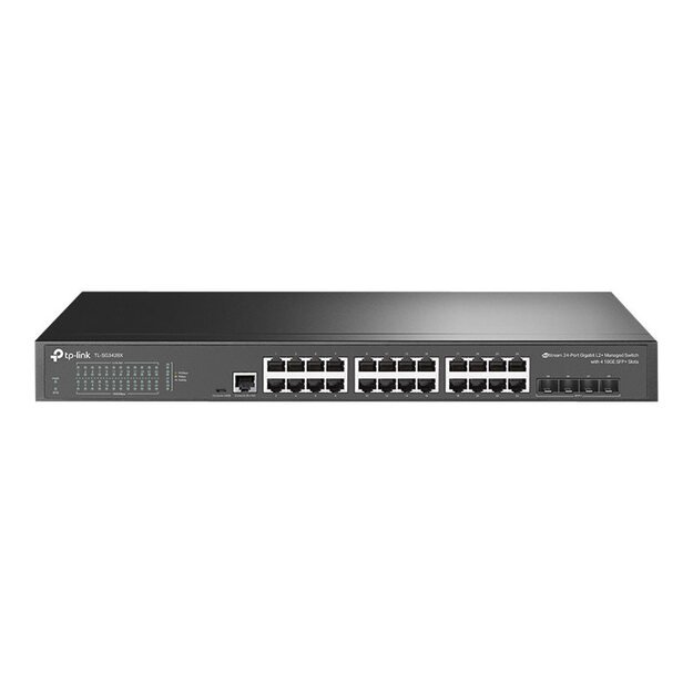 Komutatorius TP-LINK TL-SG3428X Type L2+ Rack 4xSFP+ 1xConsole 3