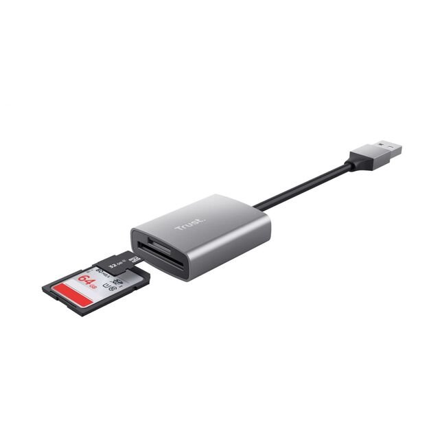 Atminties kortelių skaitytuvas MEMORY READER FLASH USB3.2/24135 TRUST 5