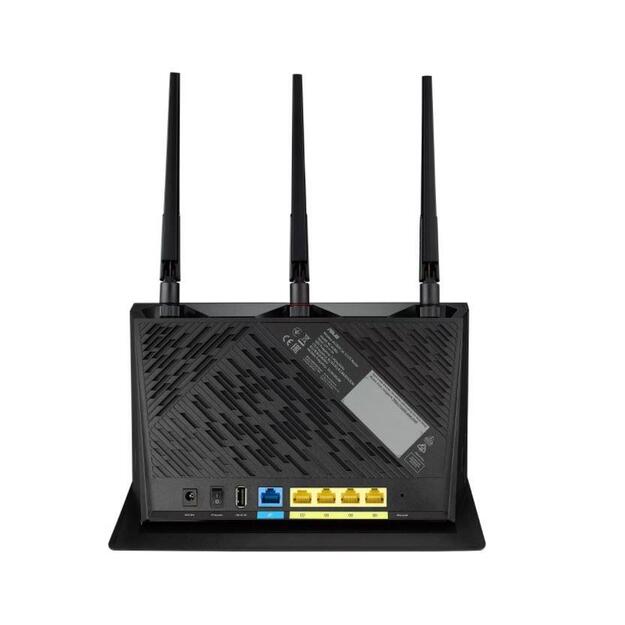 Maršrutizatorius |ASUS|2600 Mbps|Wi-Fi 5|USB 2.0|1 WAN|4x10/100/1000M|Number of antennas 4|4G-AC86U