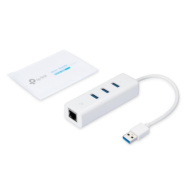 USB belaidžio tinklo adapteris USB3 3PORT 1000M UE330 TP-LINK