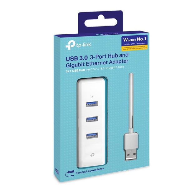 USB belaidžio tinklo adapteris USB3 3PORT 1000M UE330 TP-LINK