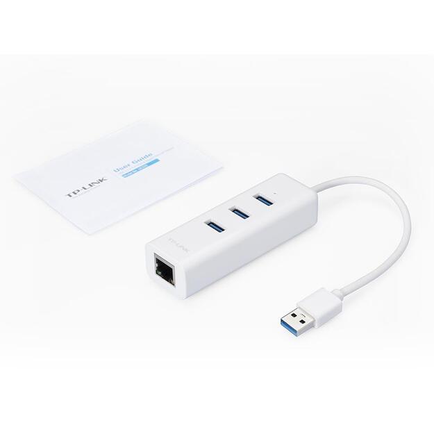 USB belaidžio tinklo adapteris USB3 3PORT 1000M UE330 TP-LINK 24
