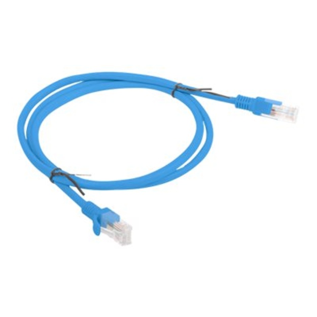 Patch kabelis LANBERG PCU6-10CC-0100-B RJ45 cat. 6 UTP 1m blue