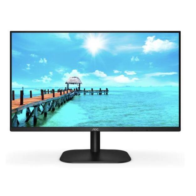 Monitorius AOC 27B2H 27inch IPS FHD 1920x1080 16:9 250cd/m2 1000:1 7ms HDMI1.4 and VGA inputs Lowblue Mode VESA Compatible