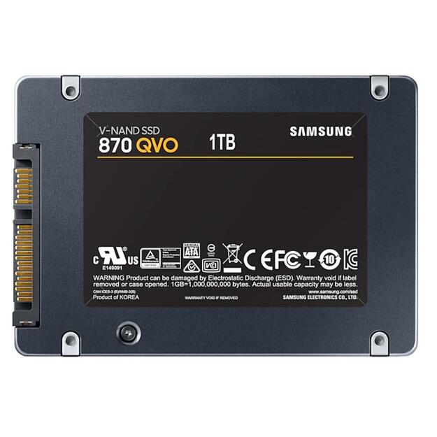 Kietasis diskas (SSD) vidinis SAMSUNG 870 QVO SSD 1TB SATA 2.5inch