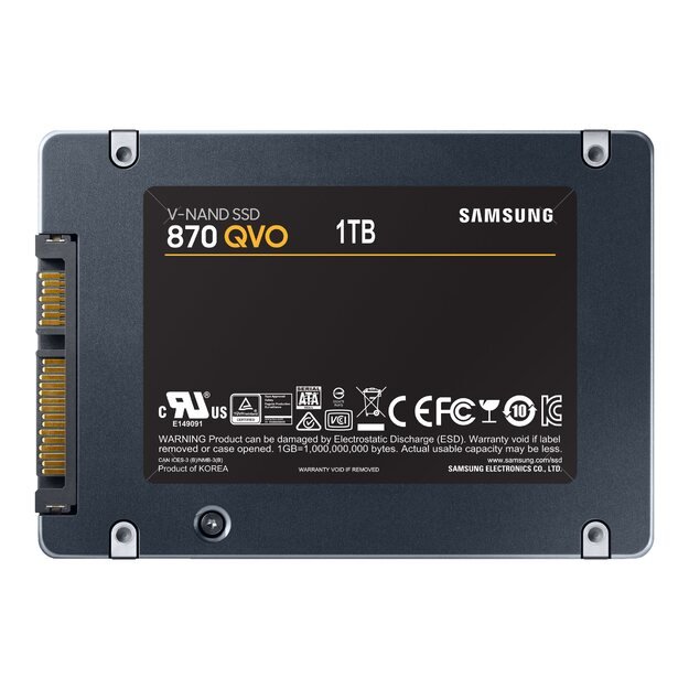 Kietasis diskas (SSD) vidinis SAMSUNG 870 QVO SSD 1TB SATA 2.5inch