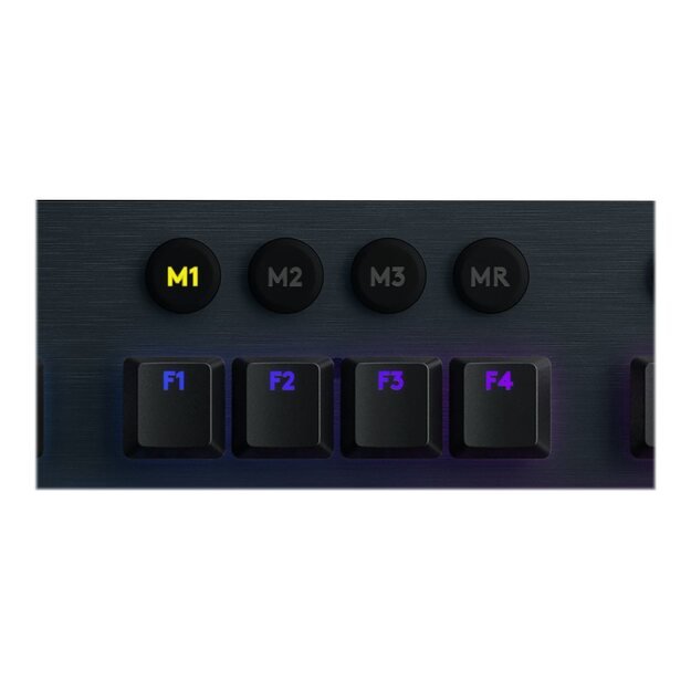 Belaidė klaviatūra LOGITECH G915 LIGHTSPEED Wireless RGB Mechanical Gaming – GL Clicky - CARBON - US INTNL - INTNL