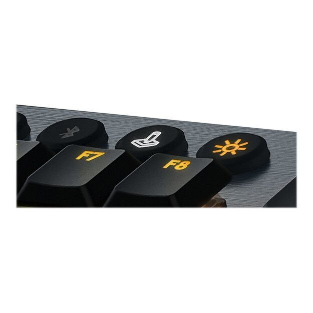 Belaidė klaviatūra LOGITECH G915 LIGHTSPEED Wireless RGB Mechanical Gaming – GL Clicky - CARBON - US INTNL - INTNL