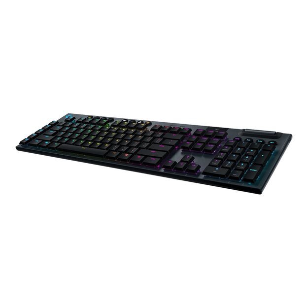 Belaidė klaviatūra LOGITECH G915 LIGHTSPEED Wireless RGB Mechanical Gaming – GL Clicky - CARBON - US INTNL - INTNL