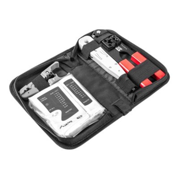 Kabelių testeris LANBERG NT-0301 Network tool case (network tools and tester) NT-0301