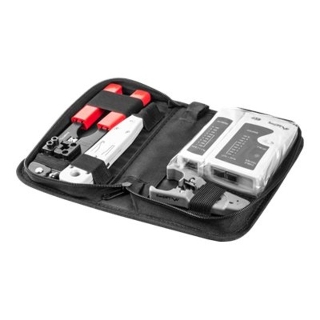 Kabelių testeris LANBERG NT-0301 Network tool case (network tools and tester) NT-0301