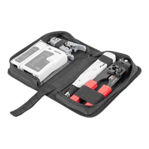 Kabelių testeris LANBERG NT-0301 Network tool case (network tools and tester) NT-0301