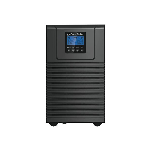 Nepertraukiamo maitinimo šaltinis UPS POWERWALK VFI 3000 TGB On-Line 3000VA, 4x IEC, USB/RS-232, Tower, EPO, LCD