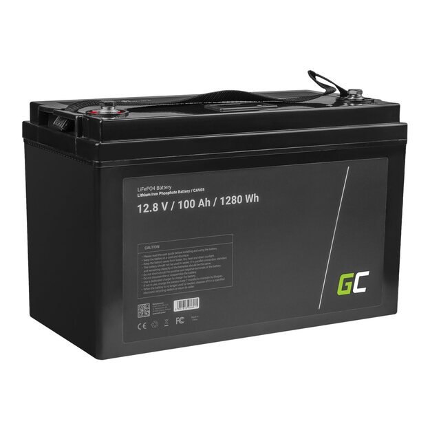 GREENCELL Battery Lithium Iron Phosphate LiFePO4 12.8V 100Ah