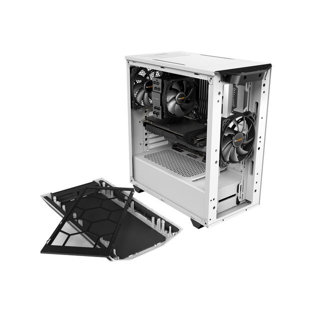 Case|BE QUIET|Pure Base 500 White|MidiTower|Not included|ATX|MicroATX|MiniITX|Colour White|BG035