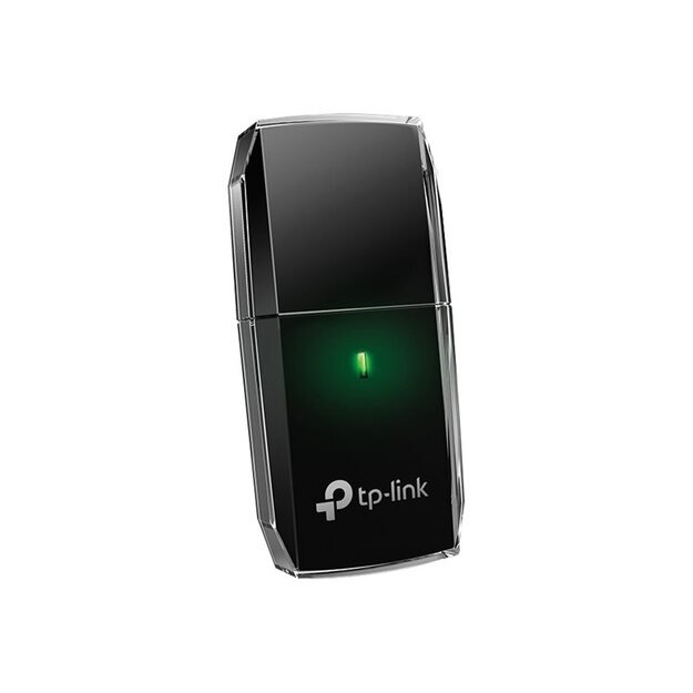 USB belaidžio tinklo Wi-Fi adapteris TP-LINK AC600 Dual Band MTK 1T1R 433Mbps 5Ghz + 150Mbps at 2.4Ghz USB 2.0