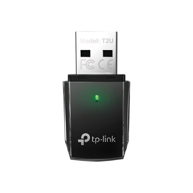 USB belaidžio tinklo Wi-Fi adapteris TP-LINK AC600 Dual Band MTK 1T1R 433Mbps 5Ghz + 150Mbps at 2.4Ghz USB 2.0