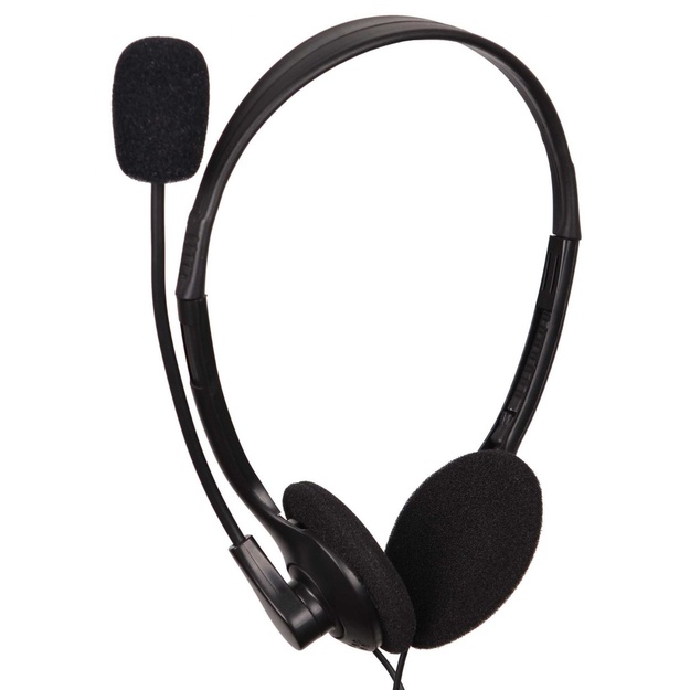 Ausinės HEADSET STEREO/BLACK MHS-123 GEMBIRD