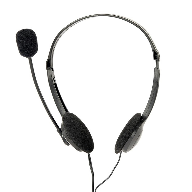 Ausinės HEADSET STEREO/BLACK MHS-123 GEMBIRD
