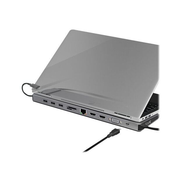 ICYBOX IB-DK2106-C IcyBox Docking Station USB Type-C, 3xUSB 3.0, 2xHDMI, VGA