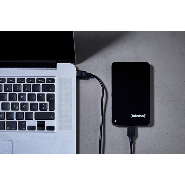 Išorinis kietasis diskas HDD |INTENSO|Memory Case|1TB|USB 3.0|Colour Black|6021560