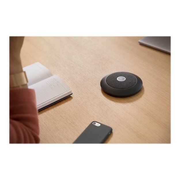 LOGITECH RALLY MIC POD TABLE MOUNT - BLACK - WW 4