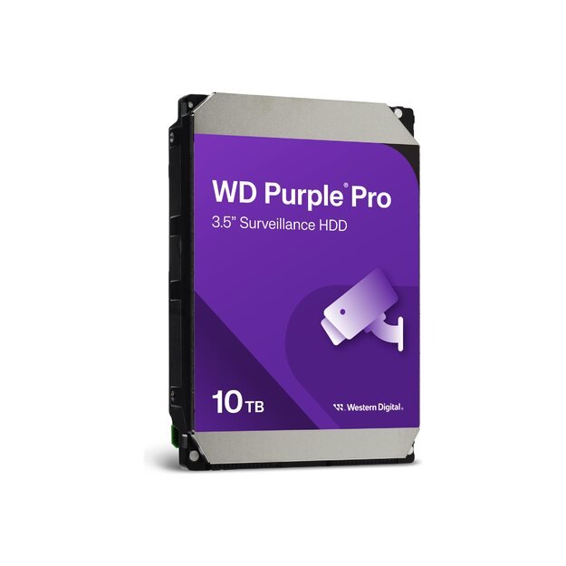 Kietasis diskas vidinis HDD|WESTERN DIGITAL|Purple|10TB|256 MB|7200 rpm|3,5 |WD101PURP