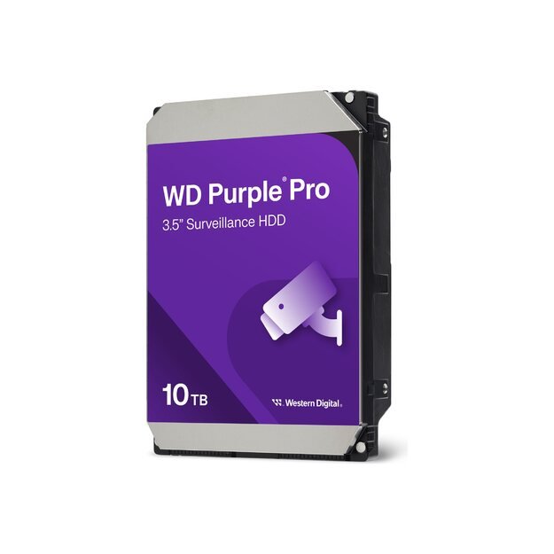 Kietasis diskas vidinis HDD|WESTERN DIGITAL|Purple|10TB|256 MB|7200 rpm|3,5 |WD101PURP