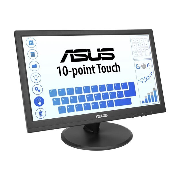 Monitorius ASUS MON VT168HR 15.6inch Tactile FAUX 3-year warranty Exchange on site D+1