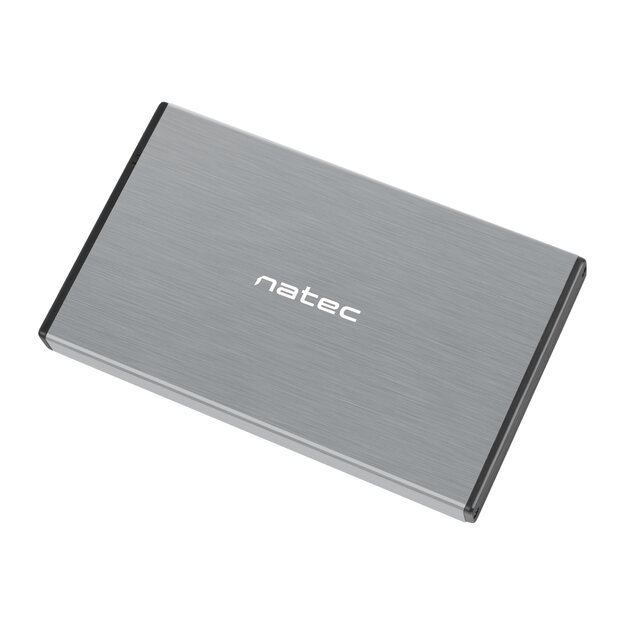 NATEC NKZ-1281 Natec external enclosure RHINO GO for 2,5 SATA, USB 3.0, Grey